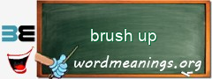 WordMeaning blackboard for brush up